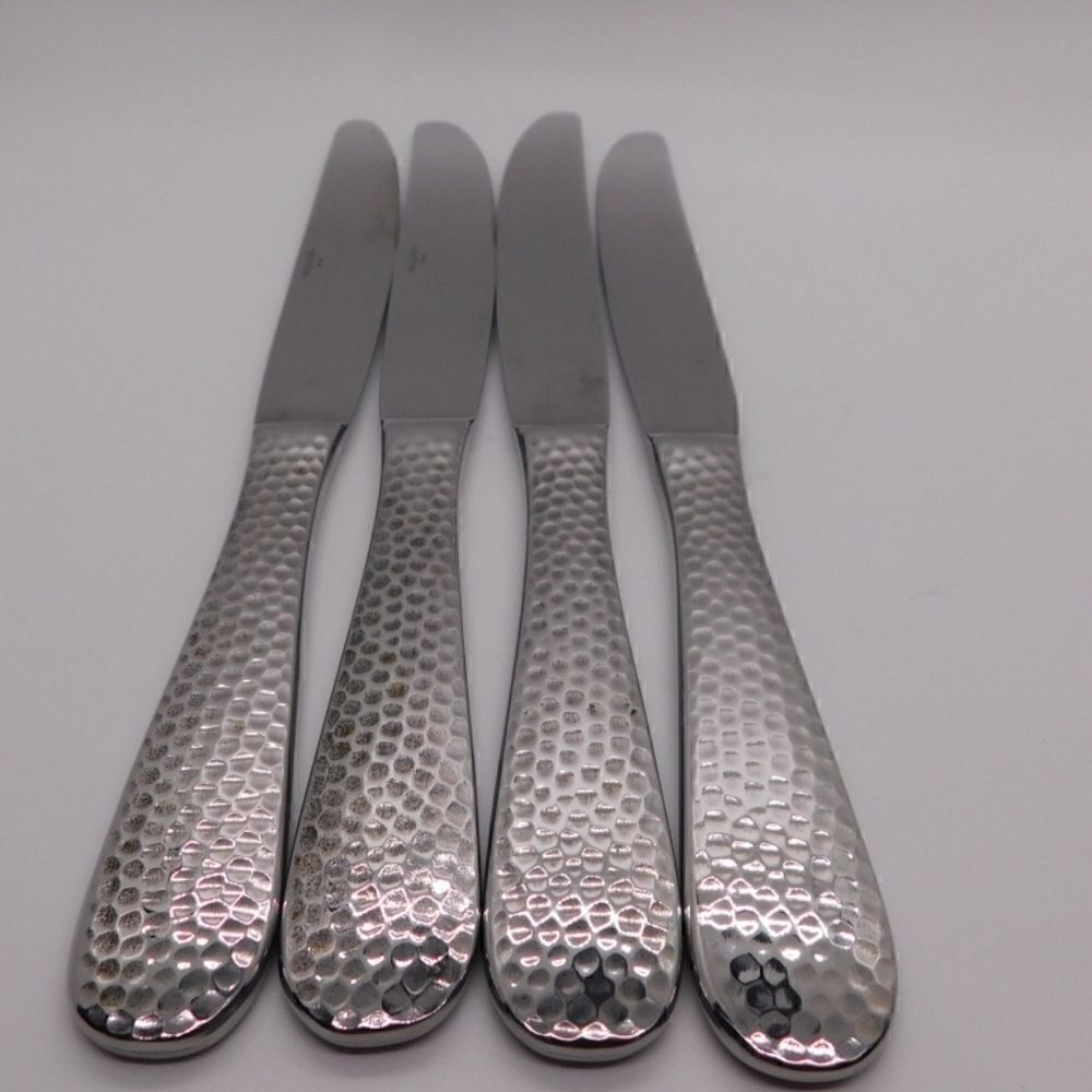 Wallace Brooklyn pattern set of 4 stainless steel butter knives